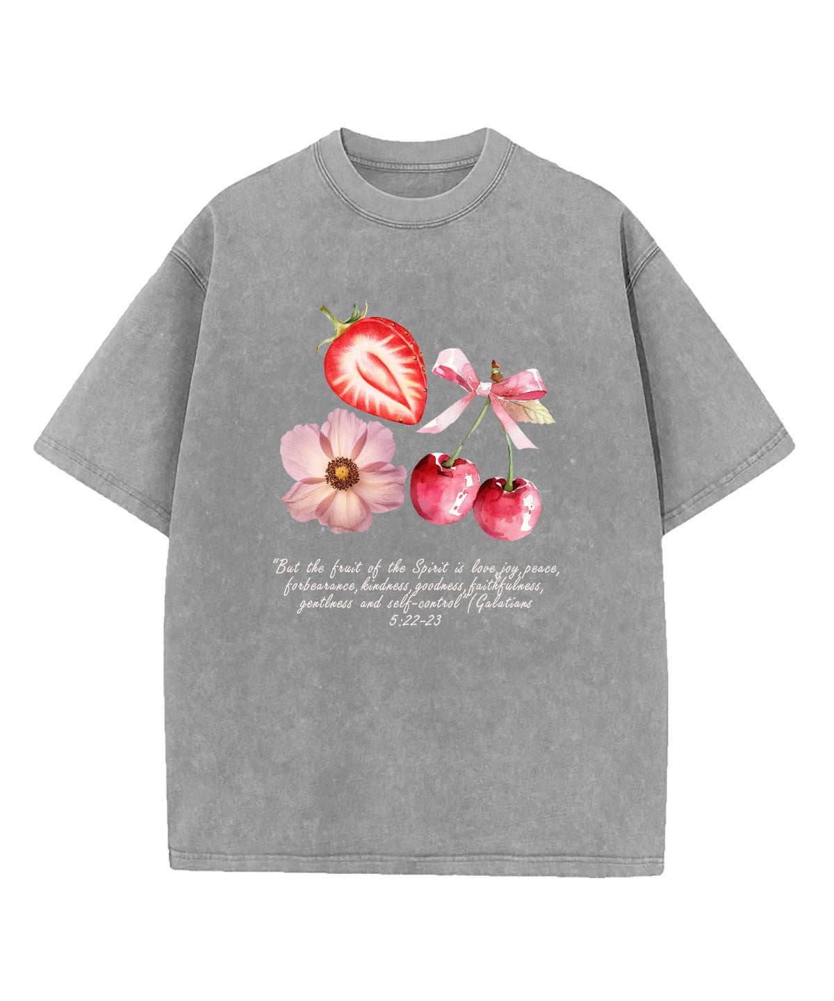 The Fruit Of The Spirit Washed Christian T-shirt