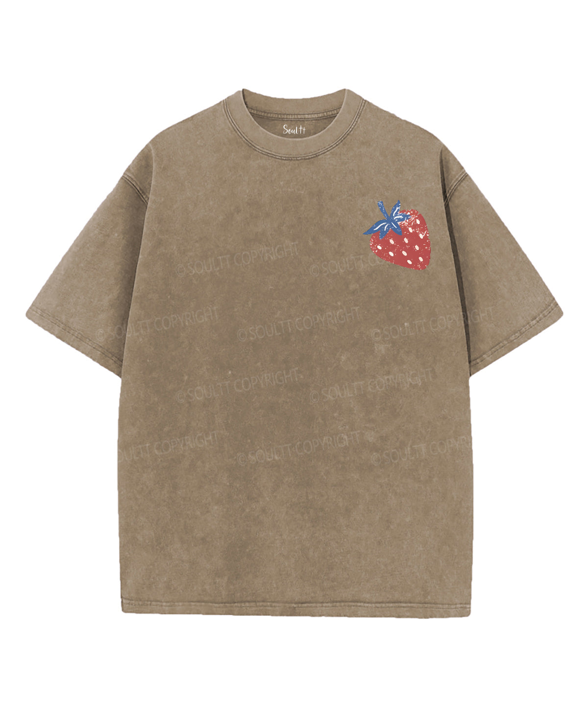 Fruit Of The Spirit Double Sided Unisex Washed Christian T-shirt