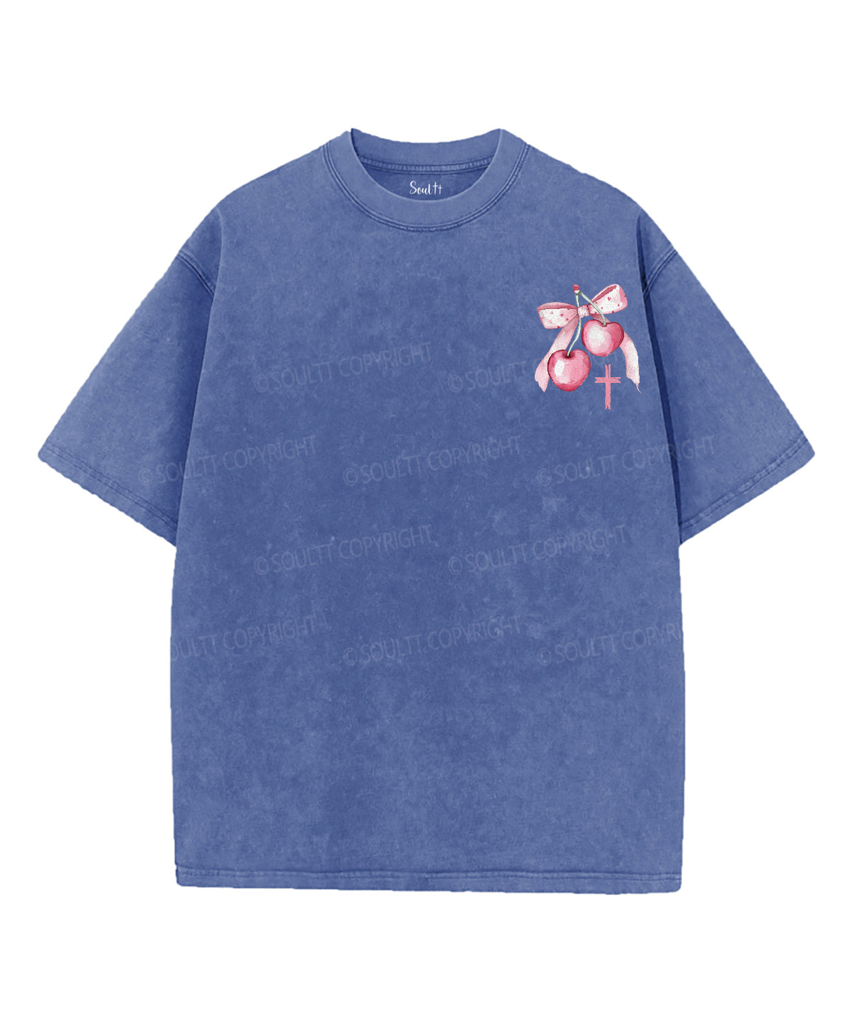 Fruit Of The Spirit Double Sided Unisex Washed Christian T-shirt