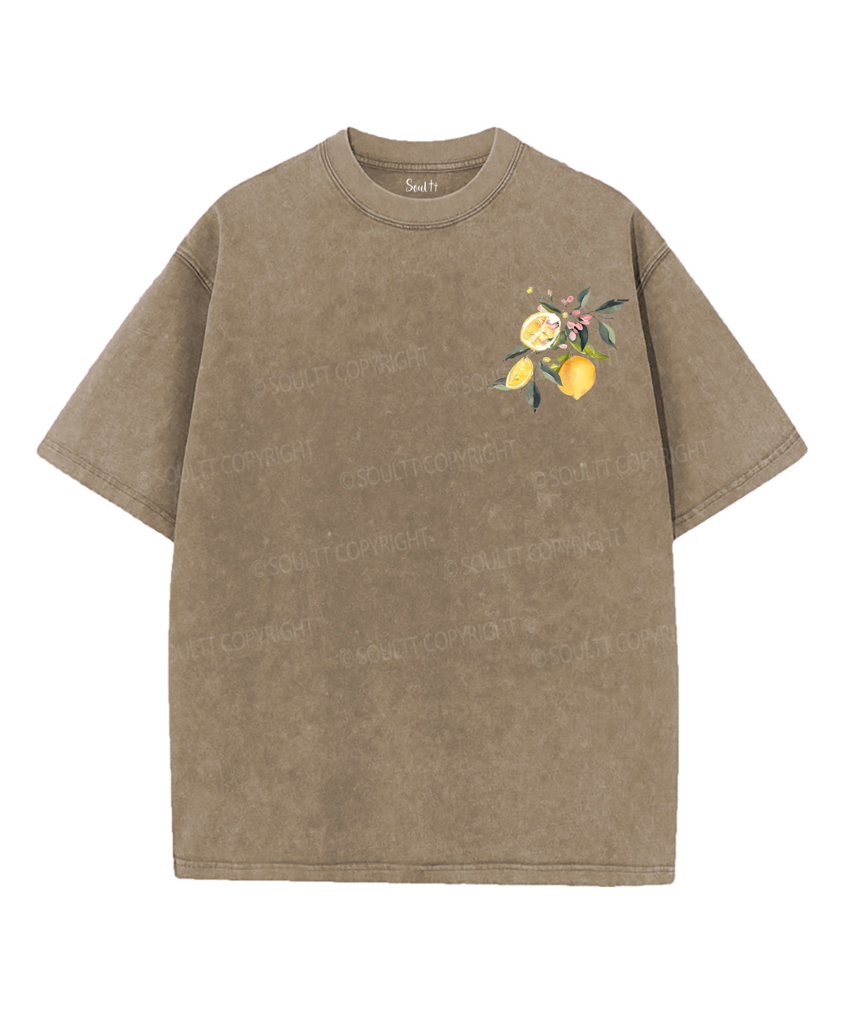 Life Gave Me Some Lemons Double Sided Unisex Washed Christian T-shirt