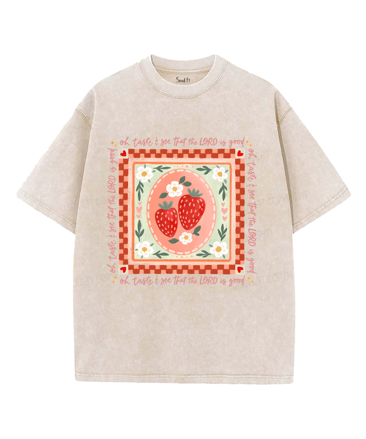 Fruit Of The Spirit Unisex Washed Christian T-shirt