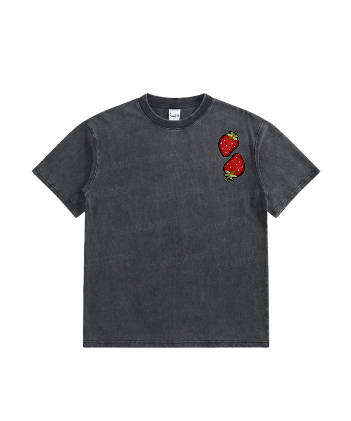 Kids Fruit Of The Spirit Double Sided Washed Christian T-shirt