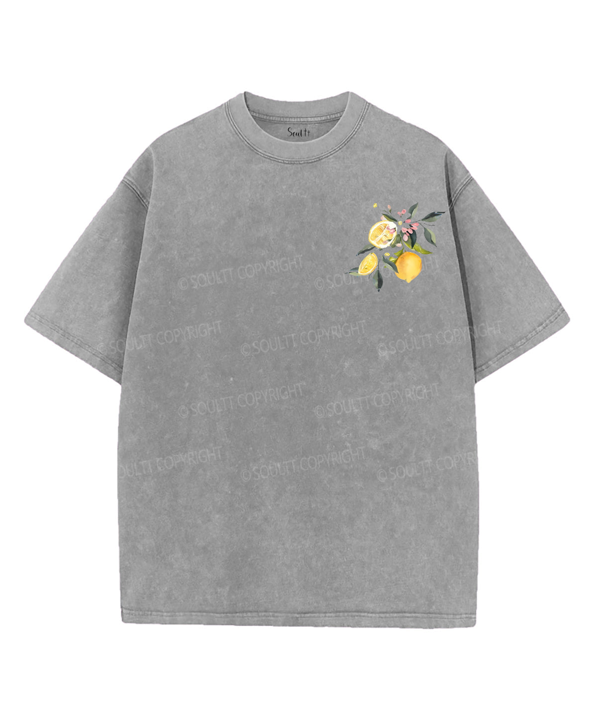 Life Gave Me Some Lemons Double Sided Unisex Washed Christian T-shirt