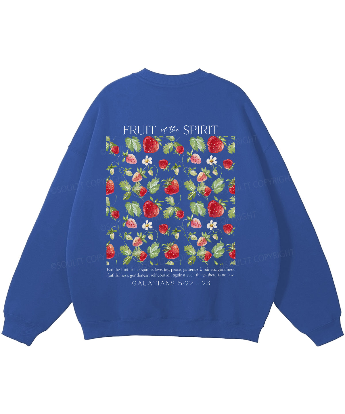 Fruit of the Spirit Double Sided Christian Sweatshirt