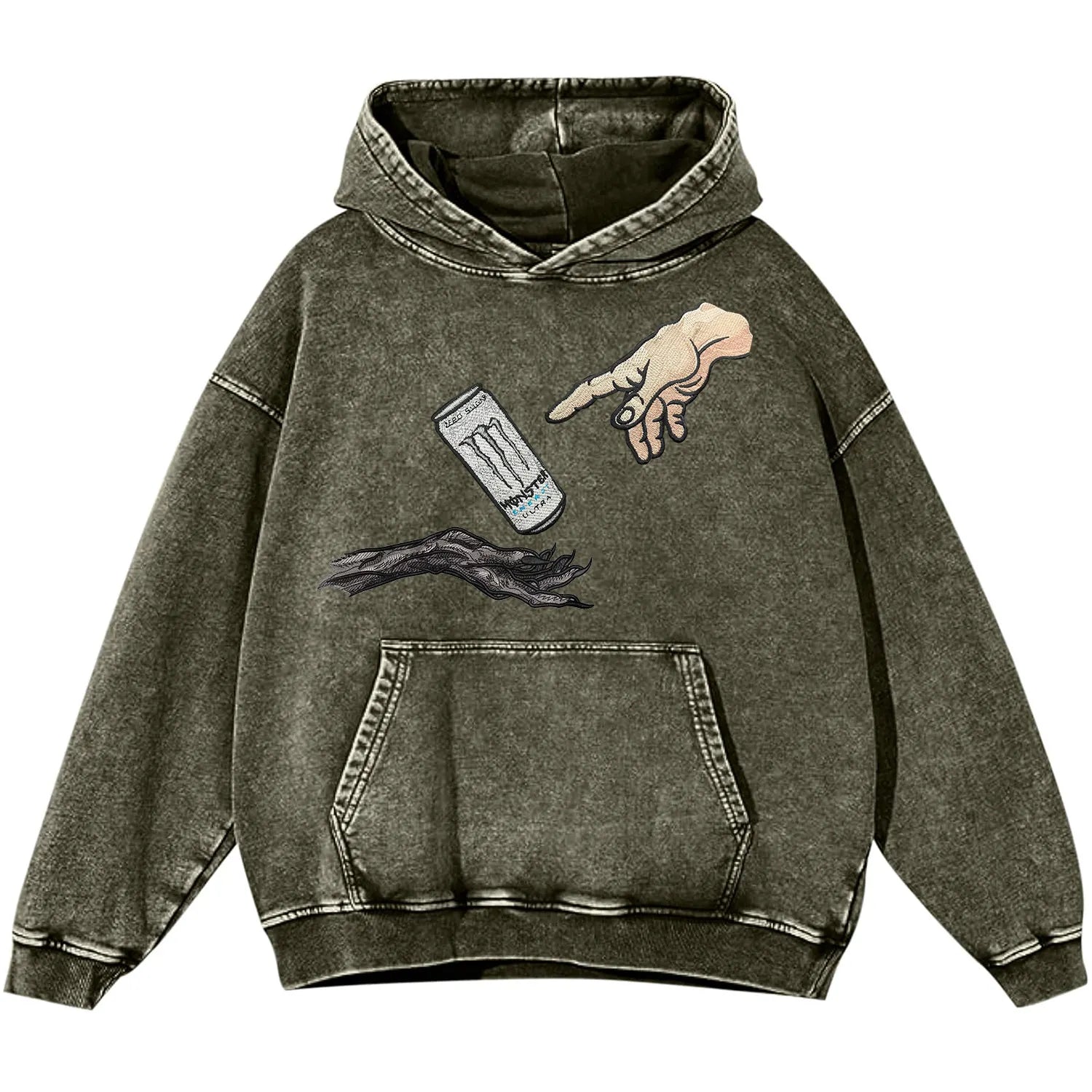 Holy Pump  Washed Hoodie