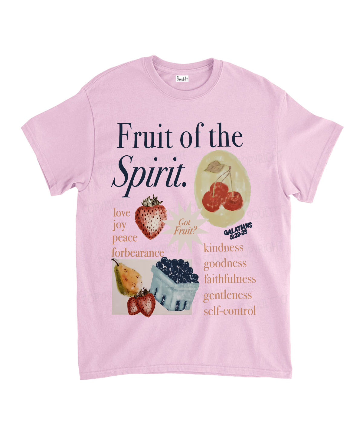 Fruit Of The Spirit Unisex Cotton Christian T-Shirt