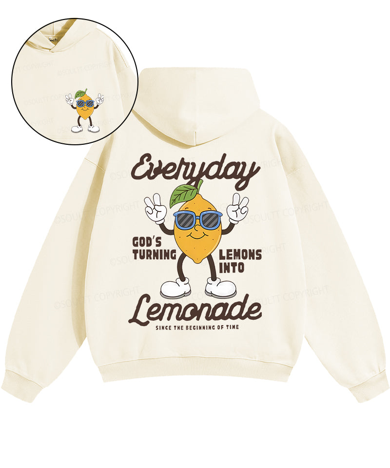 God's Turning Lemons Double Sided Christian Hoodie