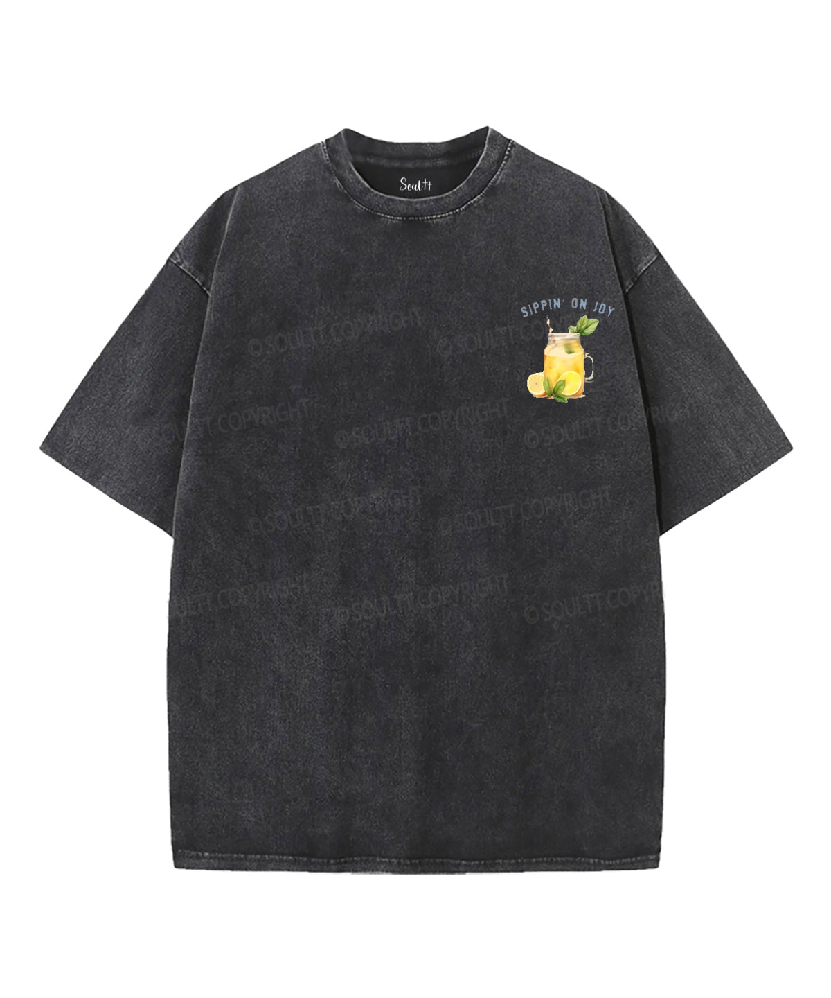 Life Gave Me Some Lemons Double Sided Unisex Washed Christian T-shirt