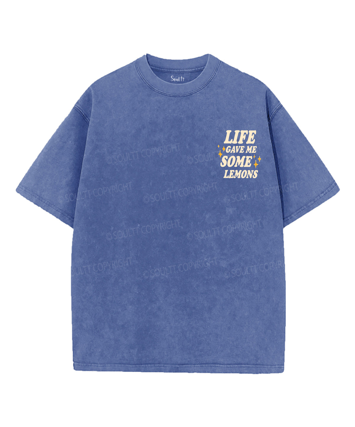 Life Gave Me Some Lemons Double Sided Unisex Washed Christian T-shirt