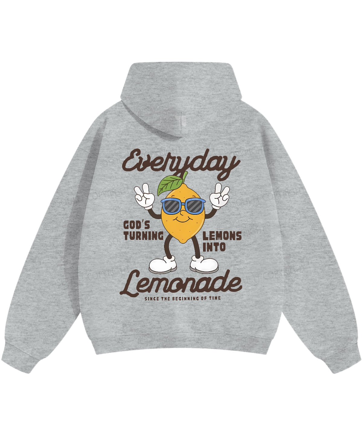 God's Turning Lemons Double Sided Christian Hoodie