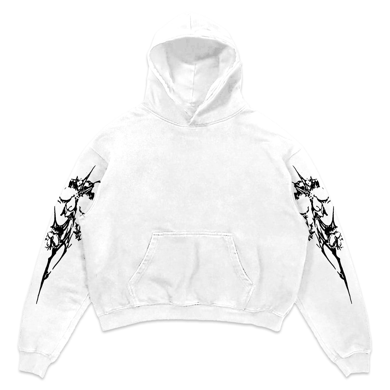 Tattoo Style Hoodie[BLACK]