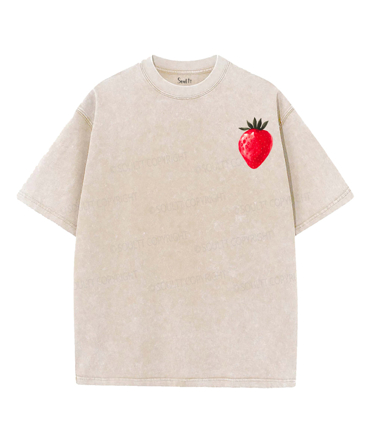 Fruit Of The Spirit Double Sided Unisex Washed Christian T-shirt