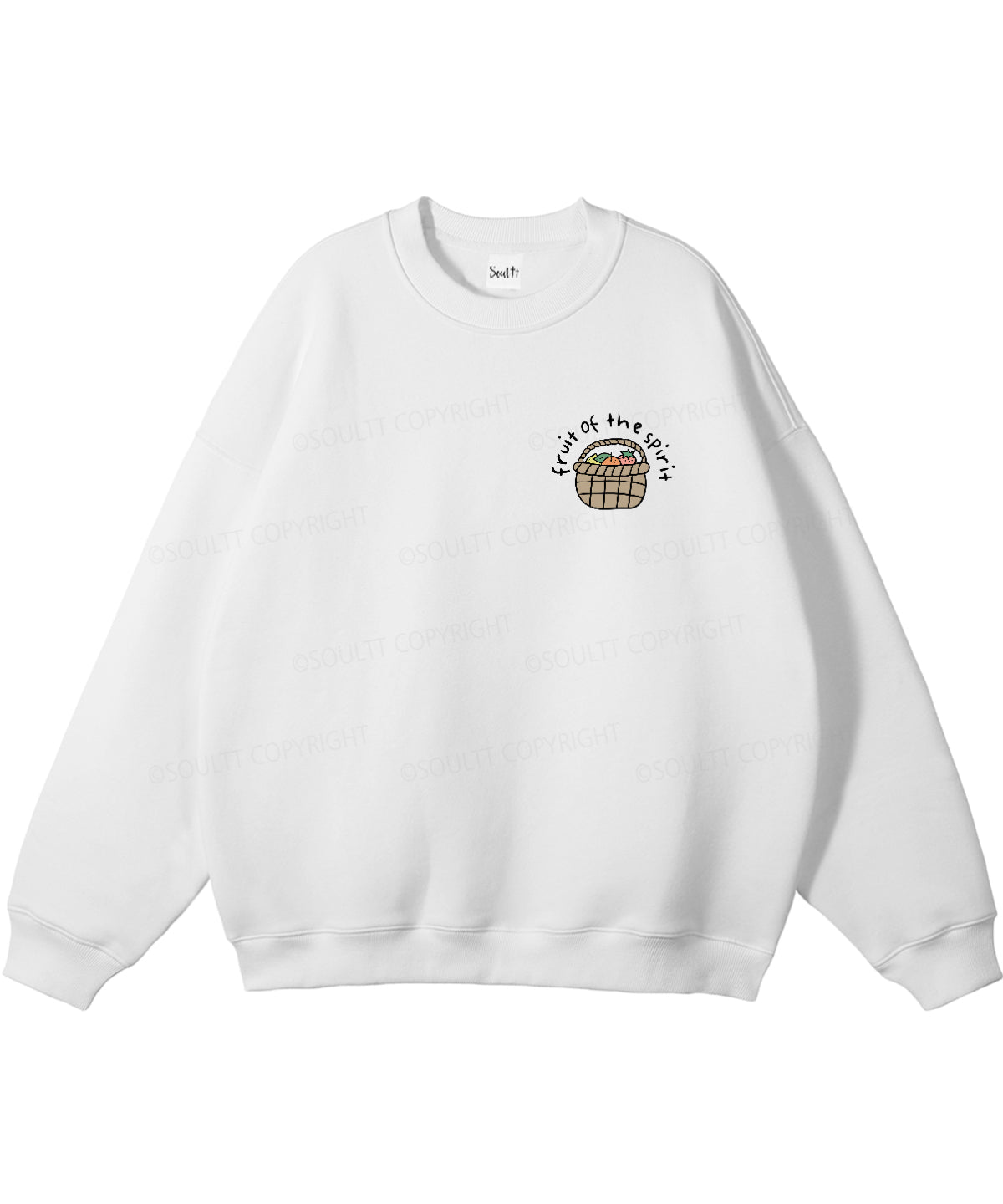 Fruit Of The Spirit Double Sided Christian Sweatshirt