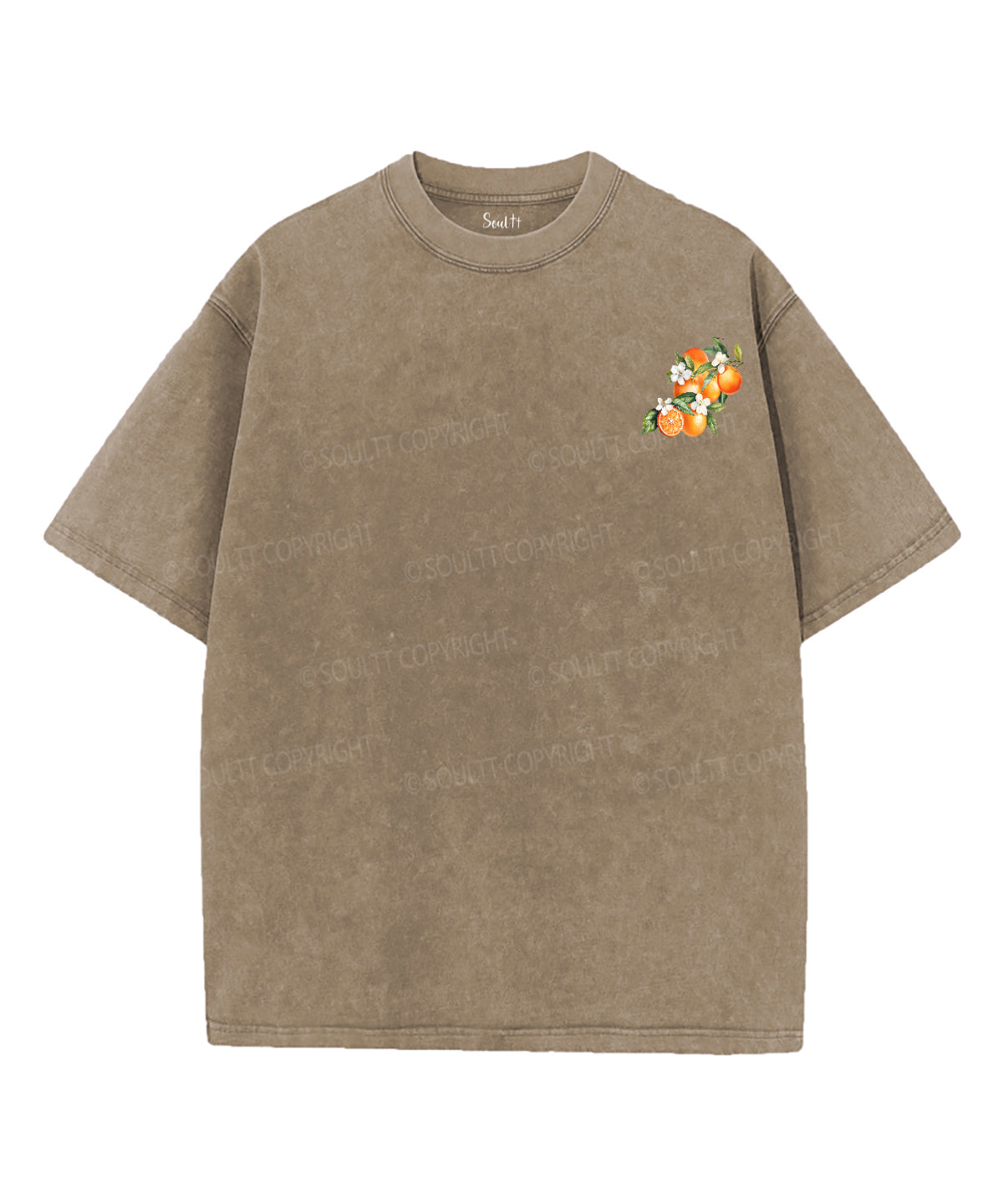 Fruit Of The Spirit Double Sided Unisex Washed Christian T-shirt