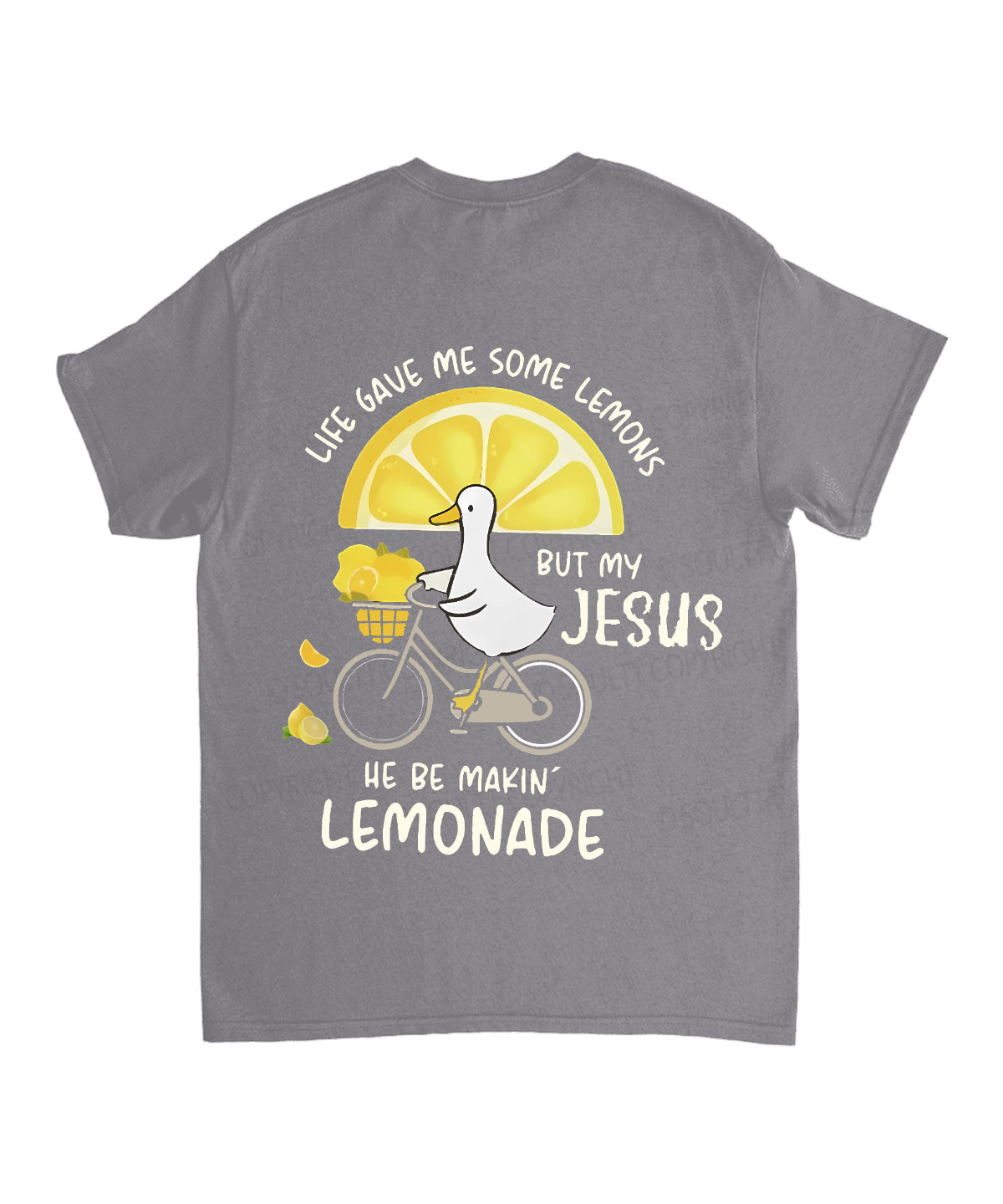 Life Gave Me Some Lemons Double Sided Unisex Cotton Christian T-Shirt