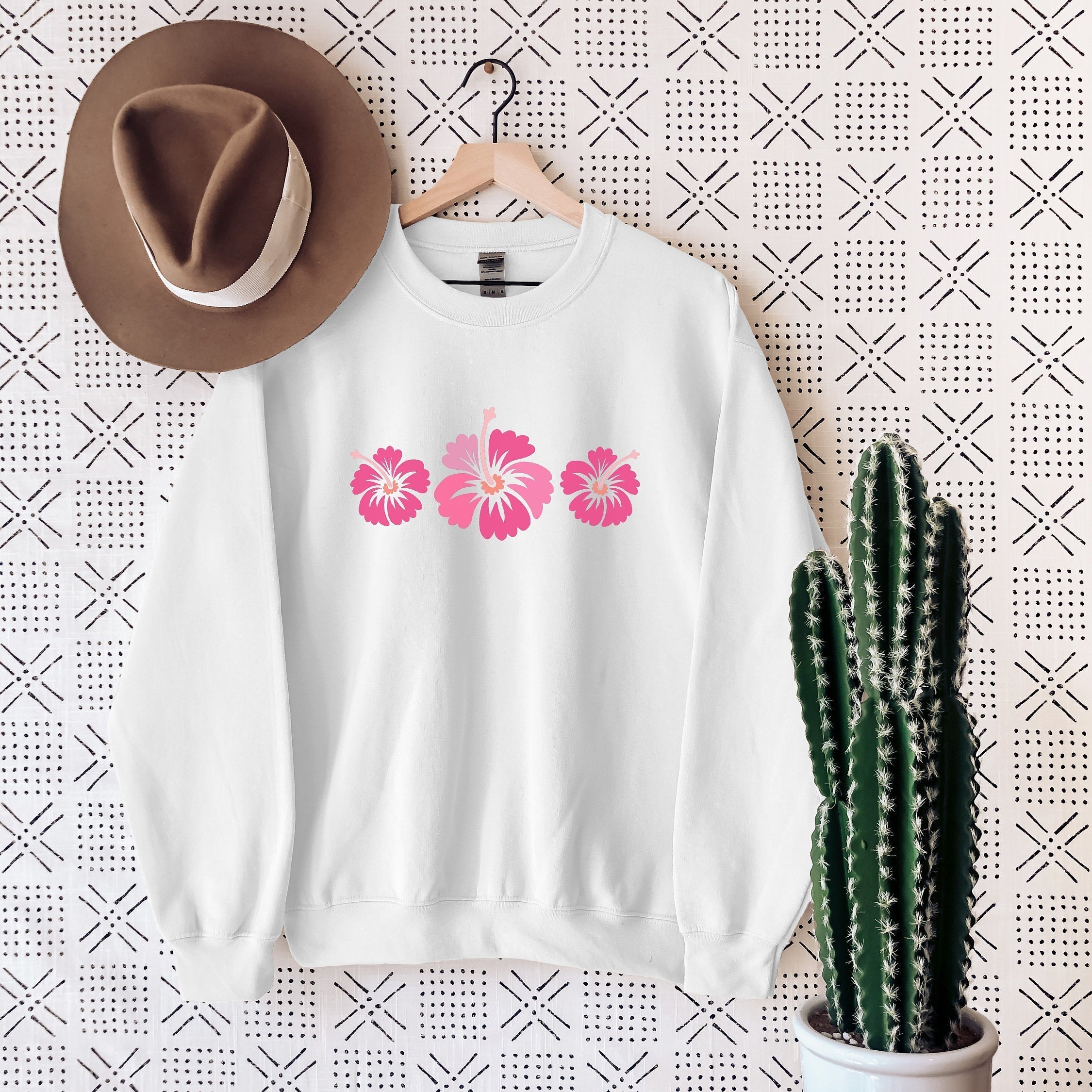 Hibiscus Flower Sweater V2
