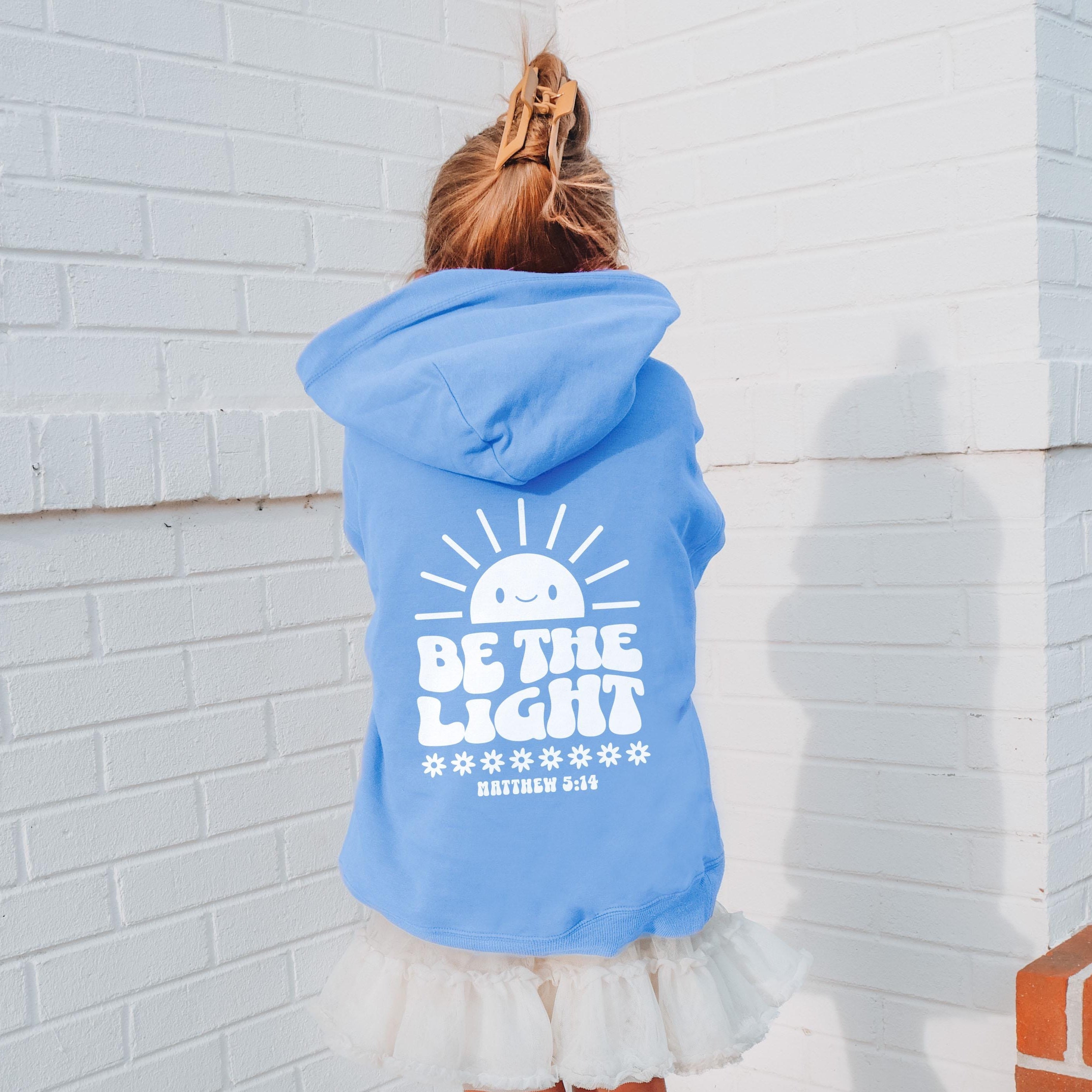 Kids Christian Hoodie Be The Light