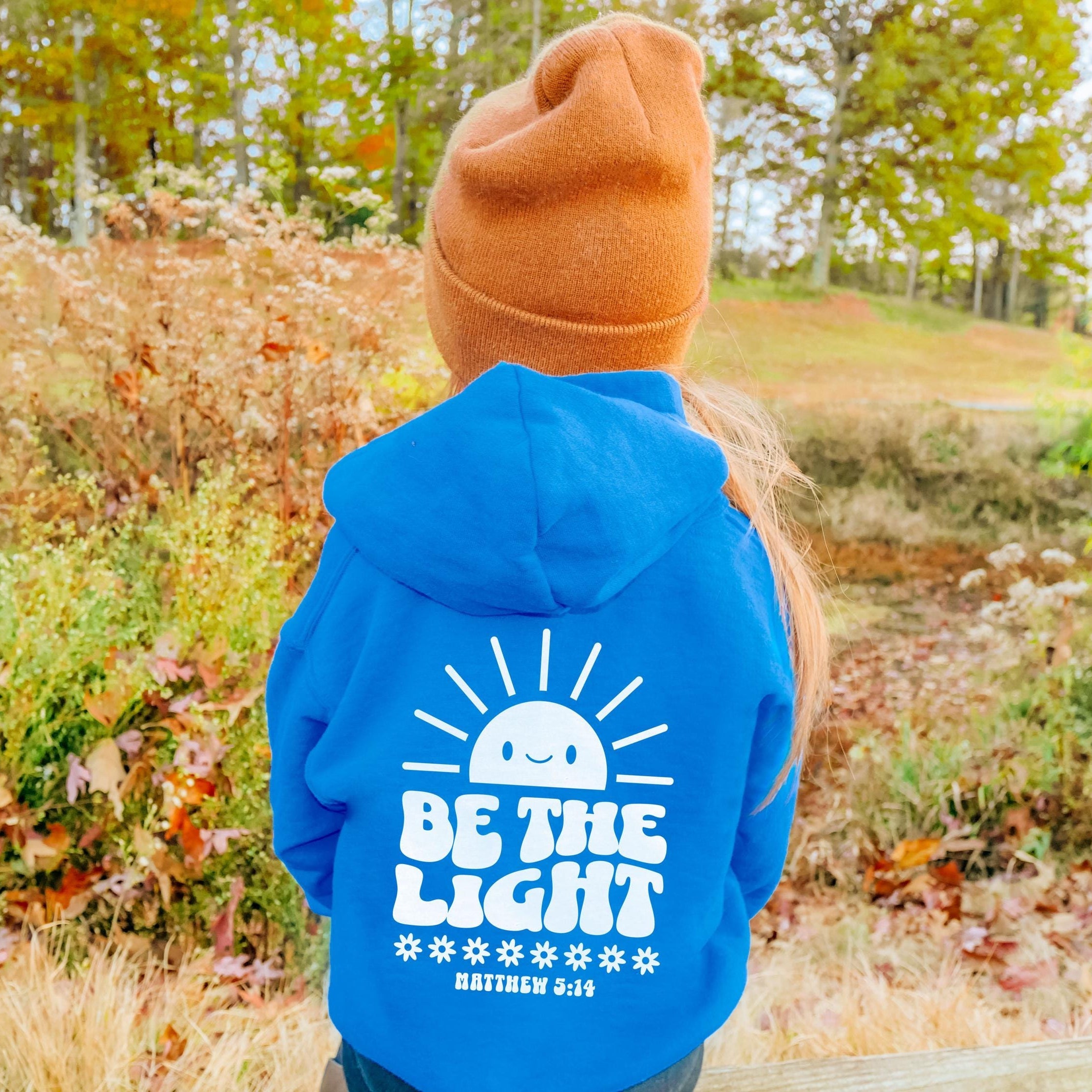 Kids Christian Hoodie Be The Light