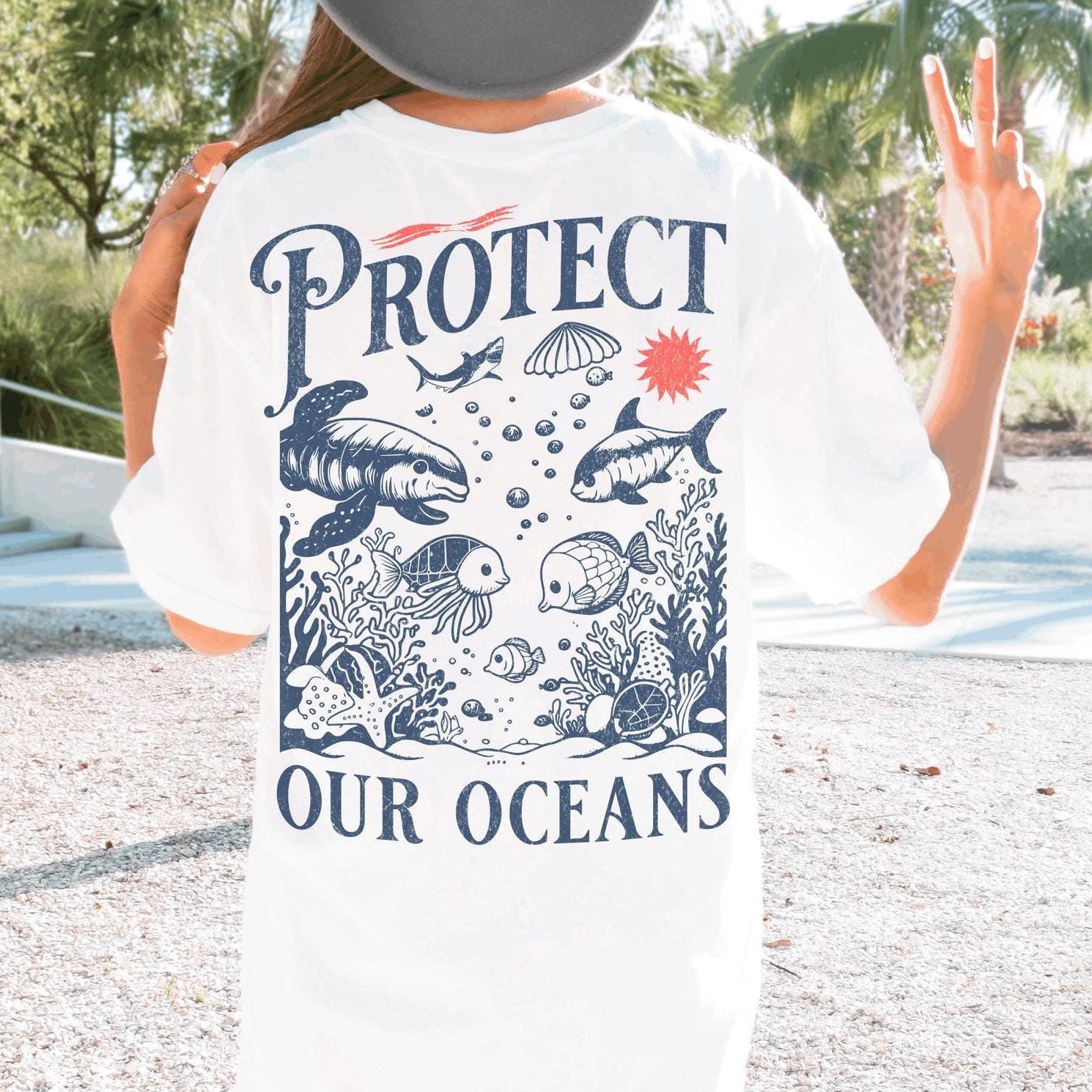 Protect Our Ocean Tee V10