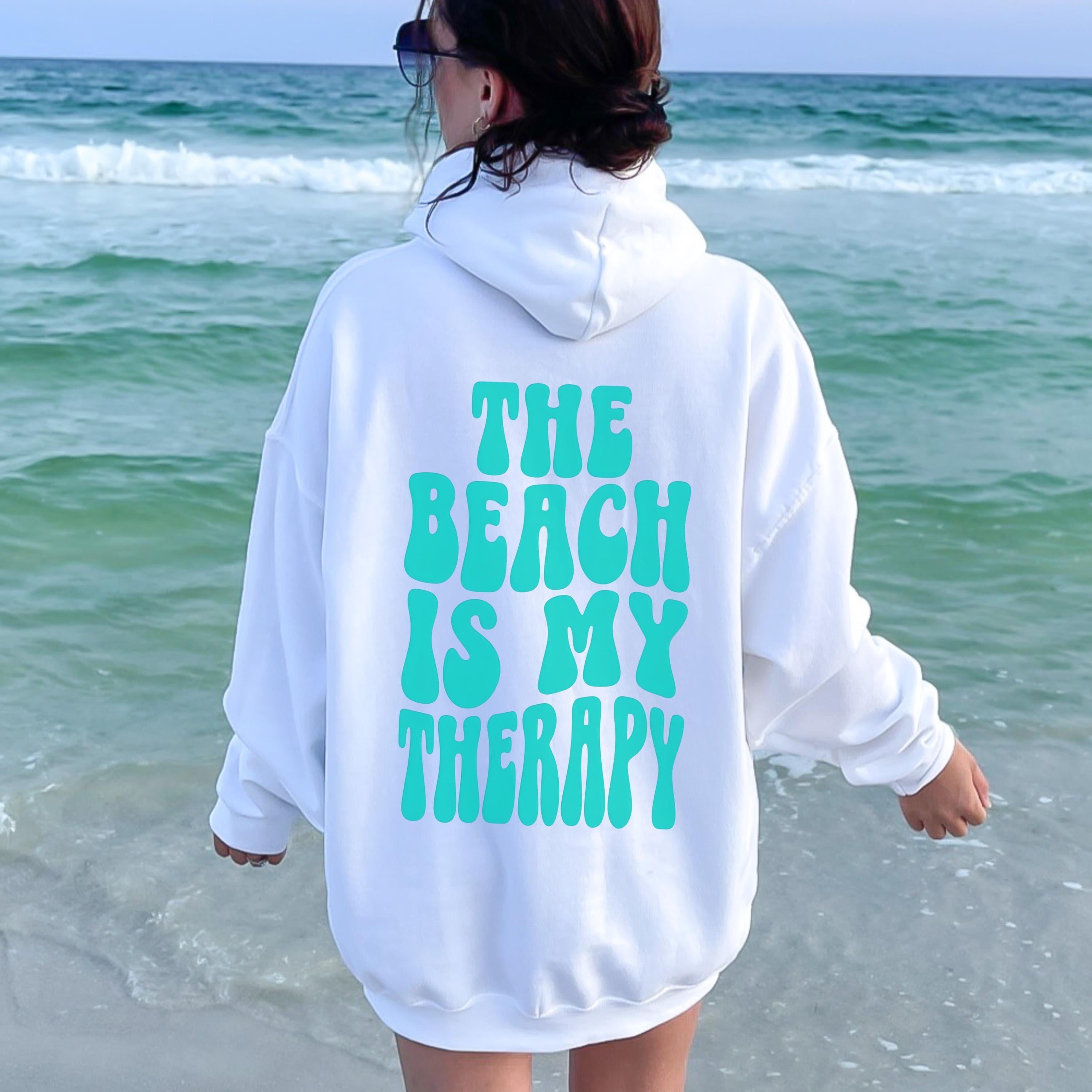 The Beach Is My Therapy Hoodie V4