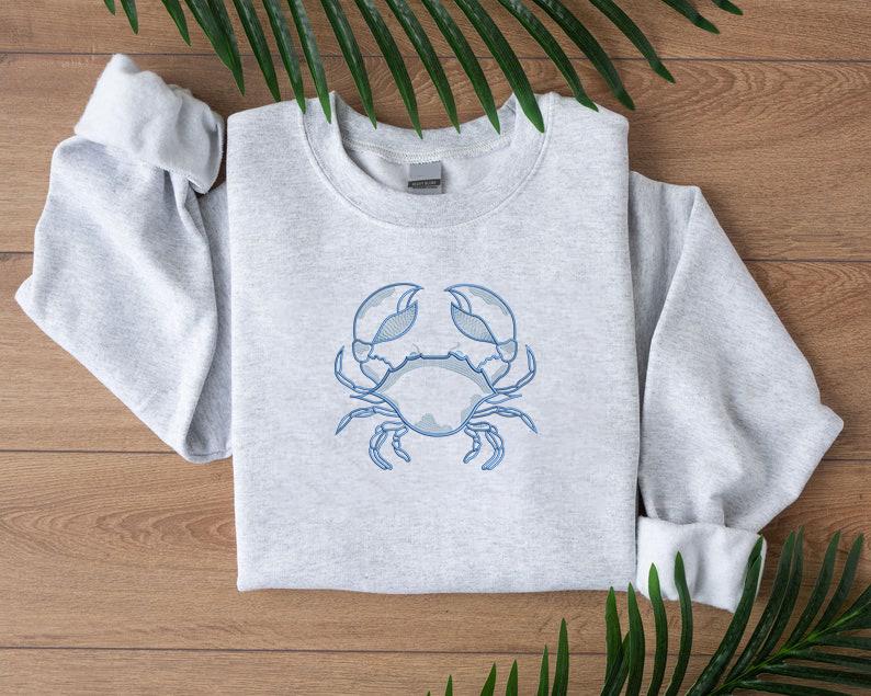 Blue Crab Sweater V2
