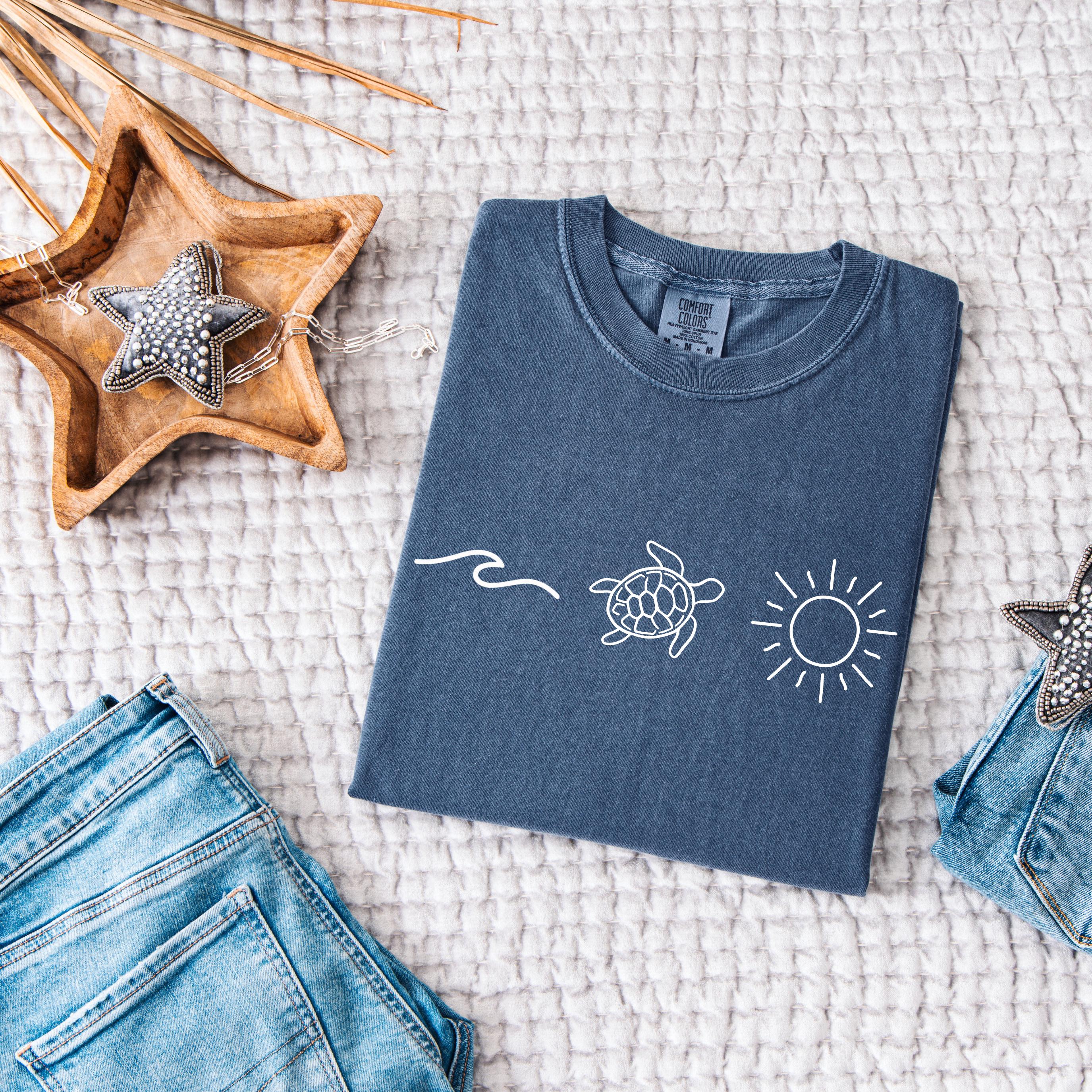 Ocean Turtle T-Shirt New