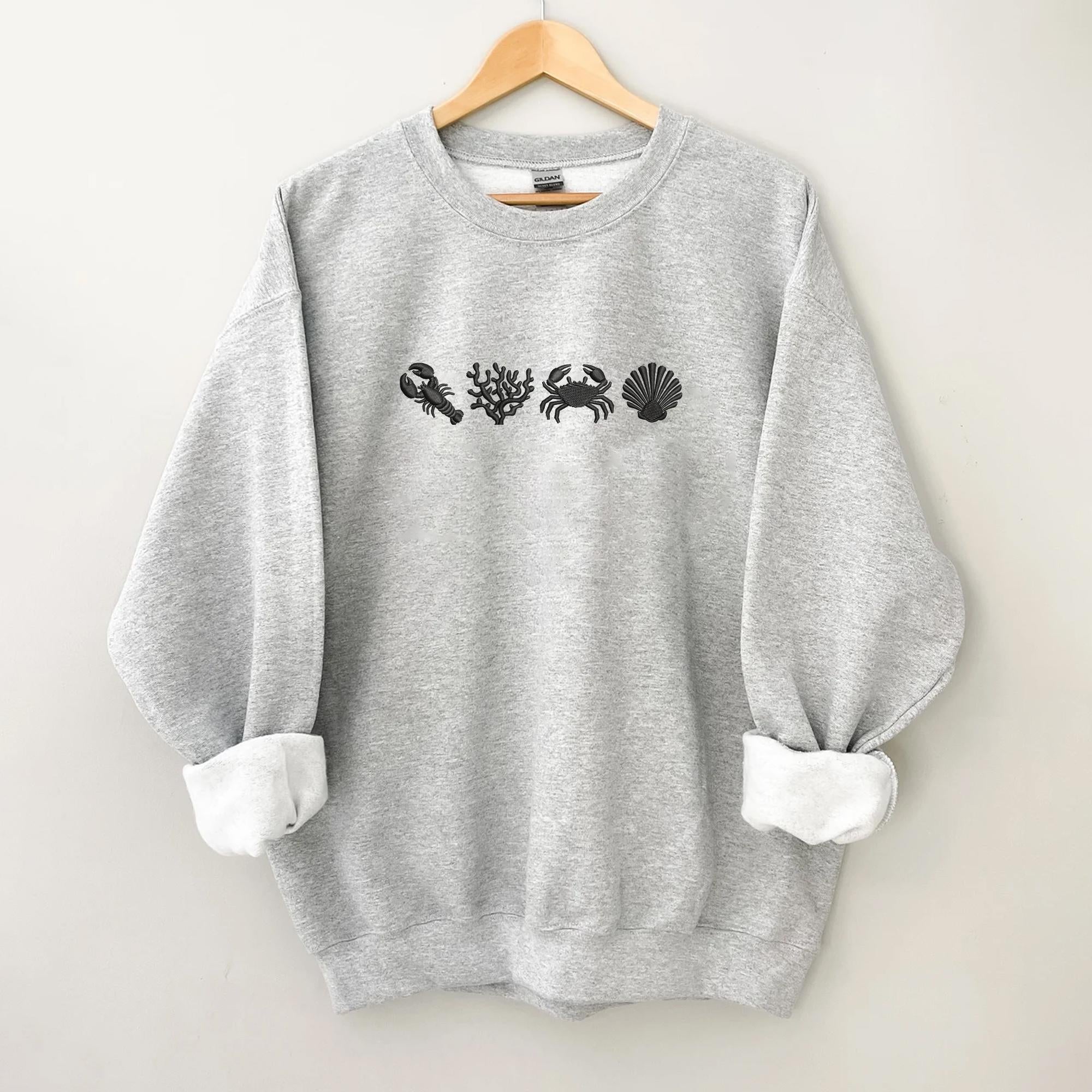 Sea Life Sweater New