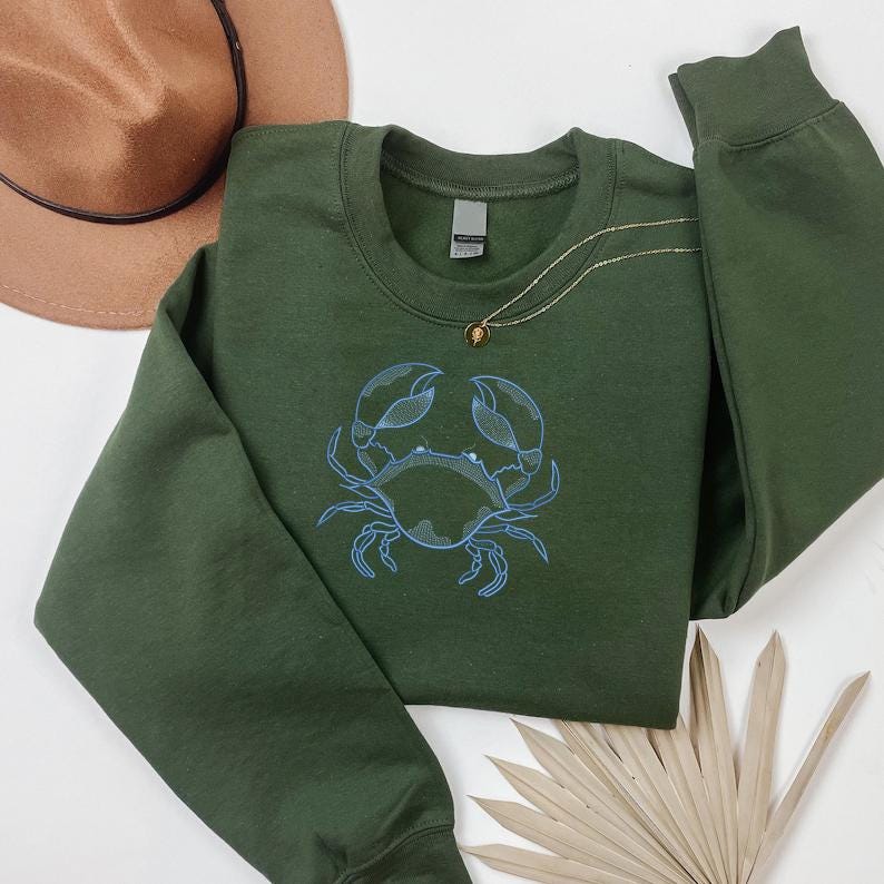 Blue Crab Sweater V2
