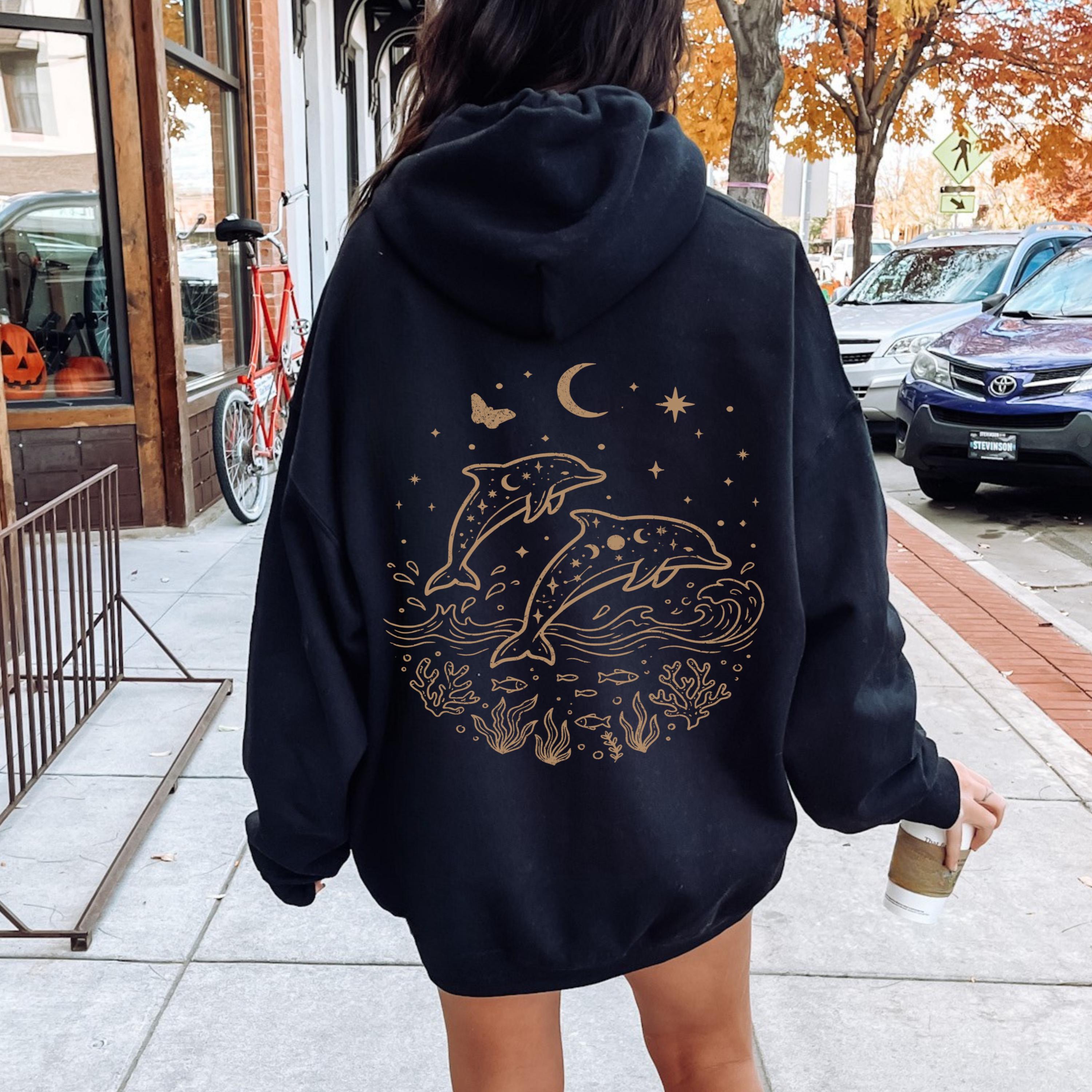 Celestial Dolphins Hoodie