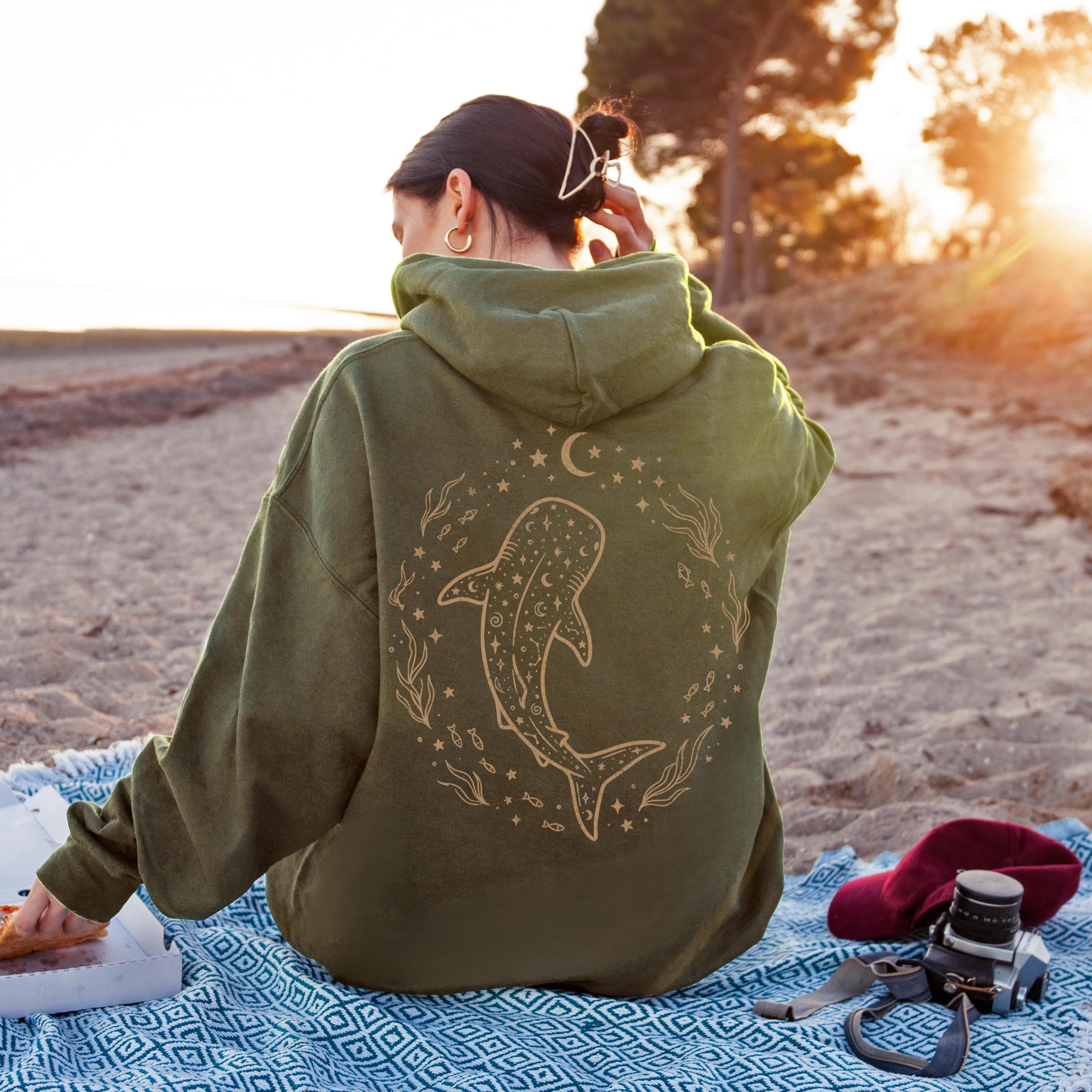 Celestial Whale Shark Hoodie V2