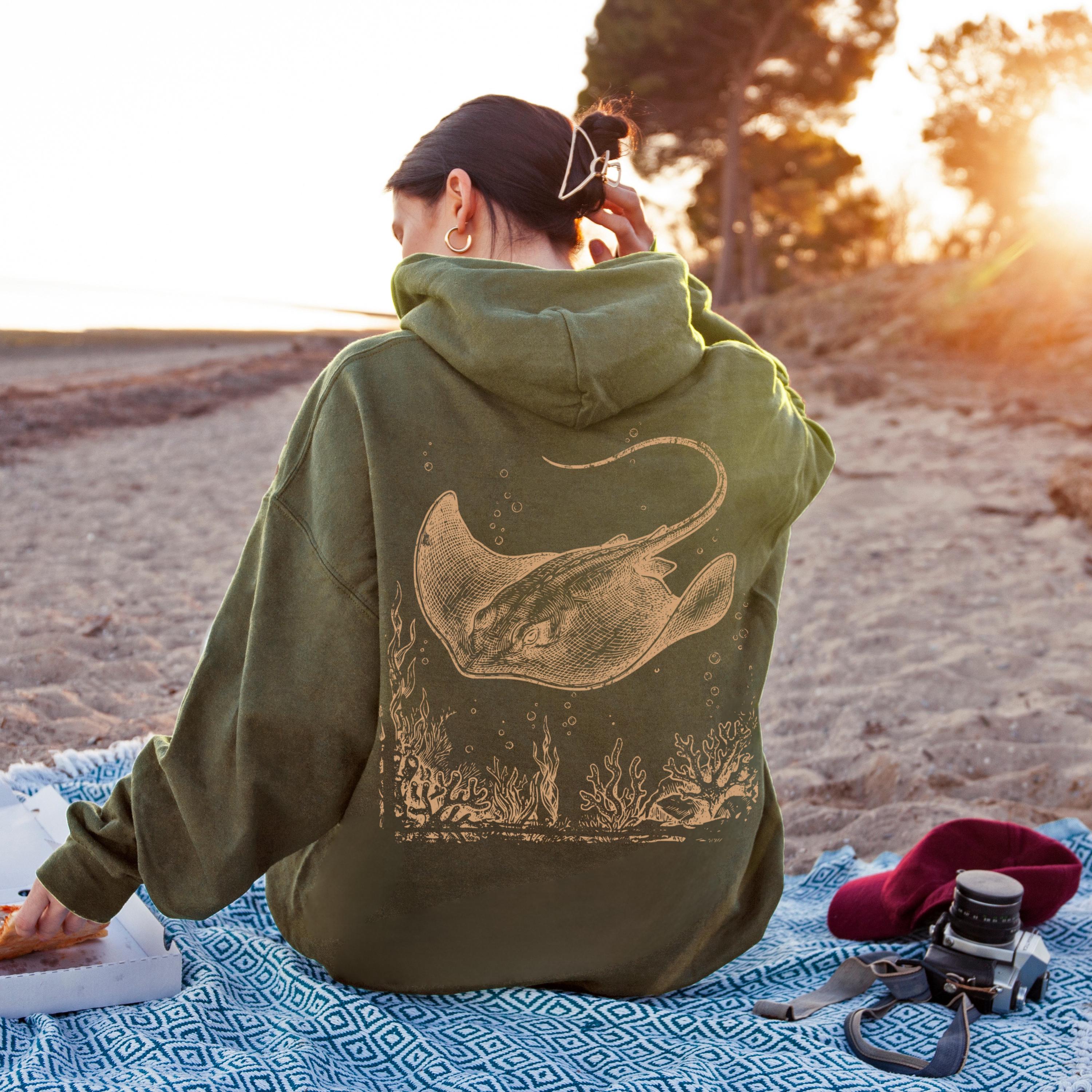 Ancient Manta Ray Hoodie