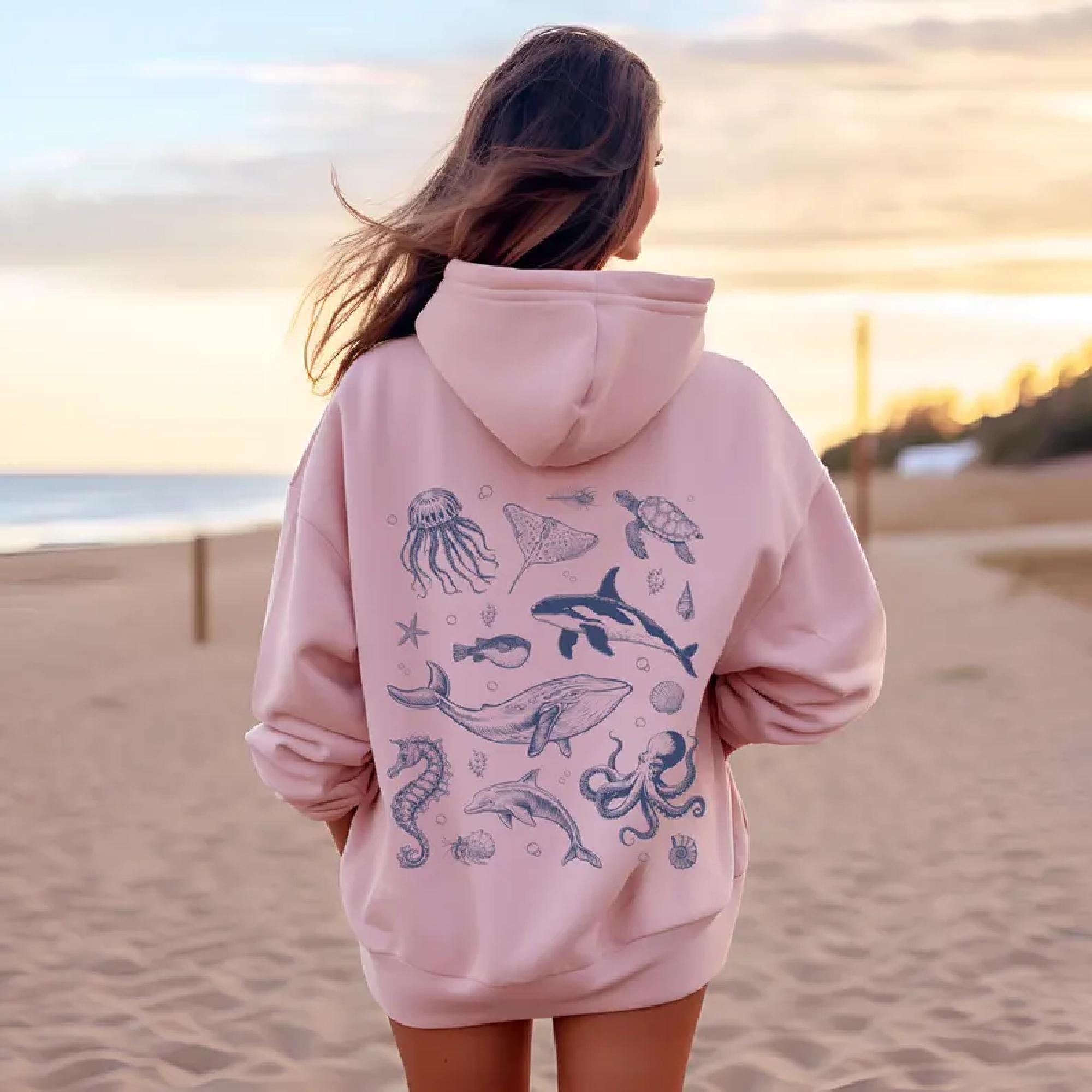 Ocean Animals Hoodie