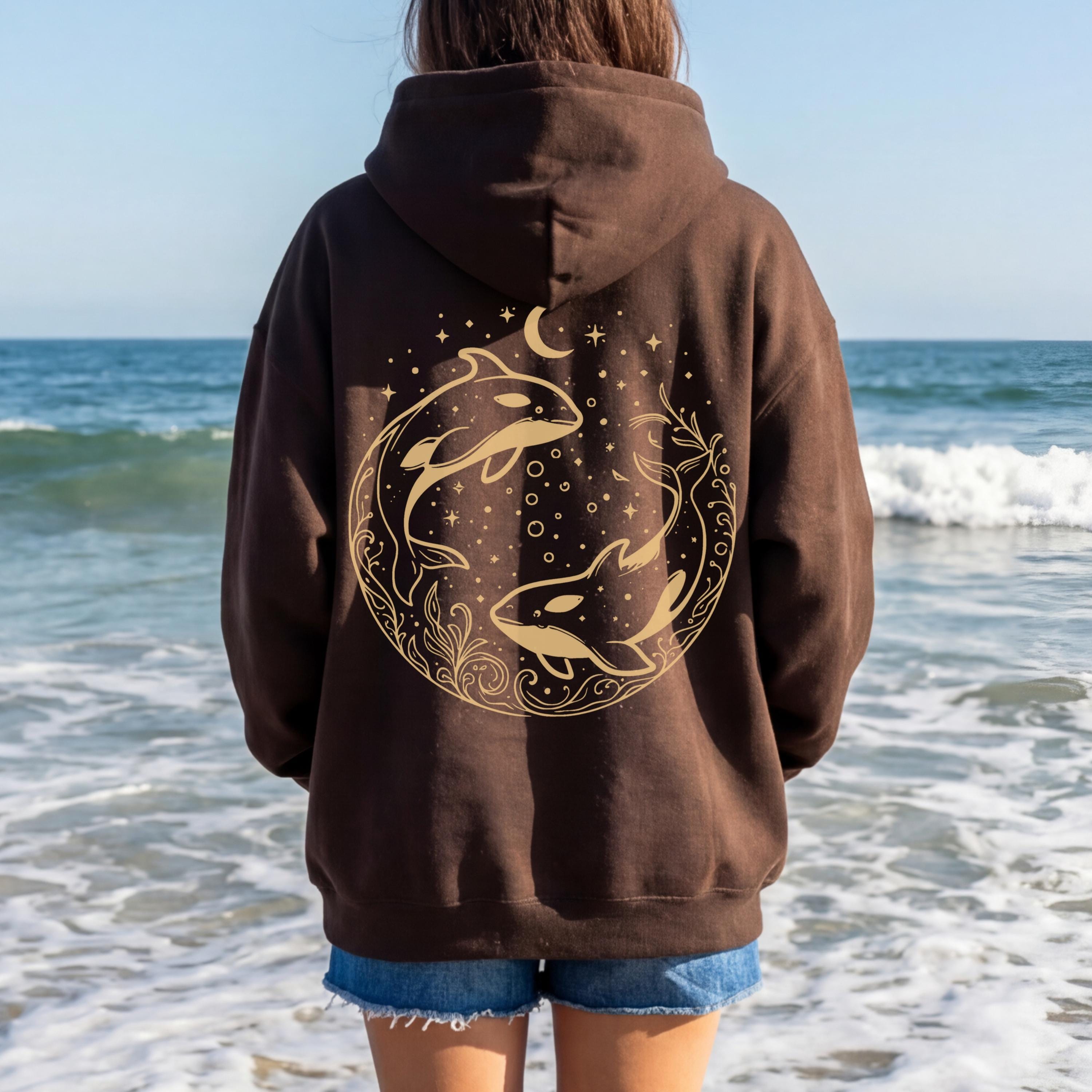 Orcas Night Swimming Hoodie