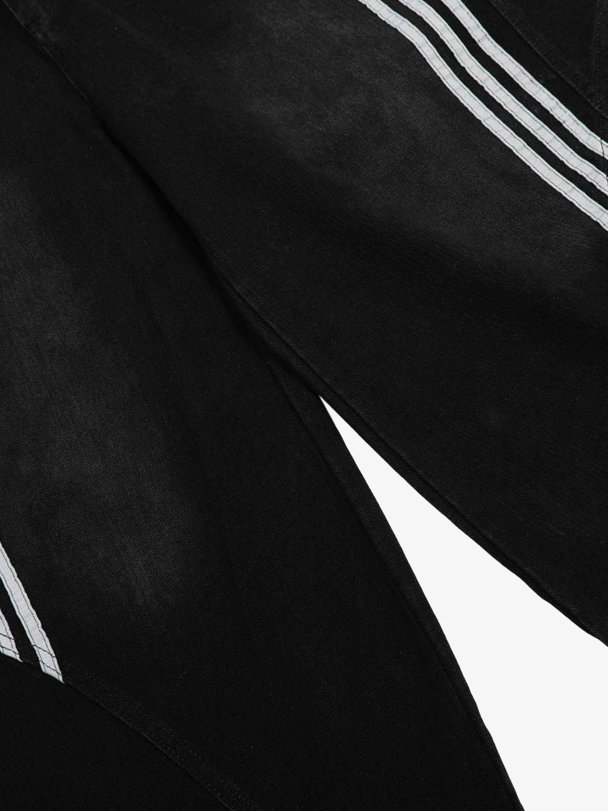 Side-Stripe Barrel Jeans