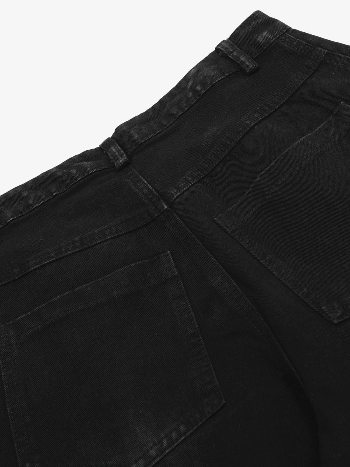Side-Stripe Barrel Jeans