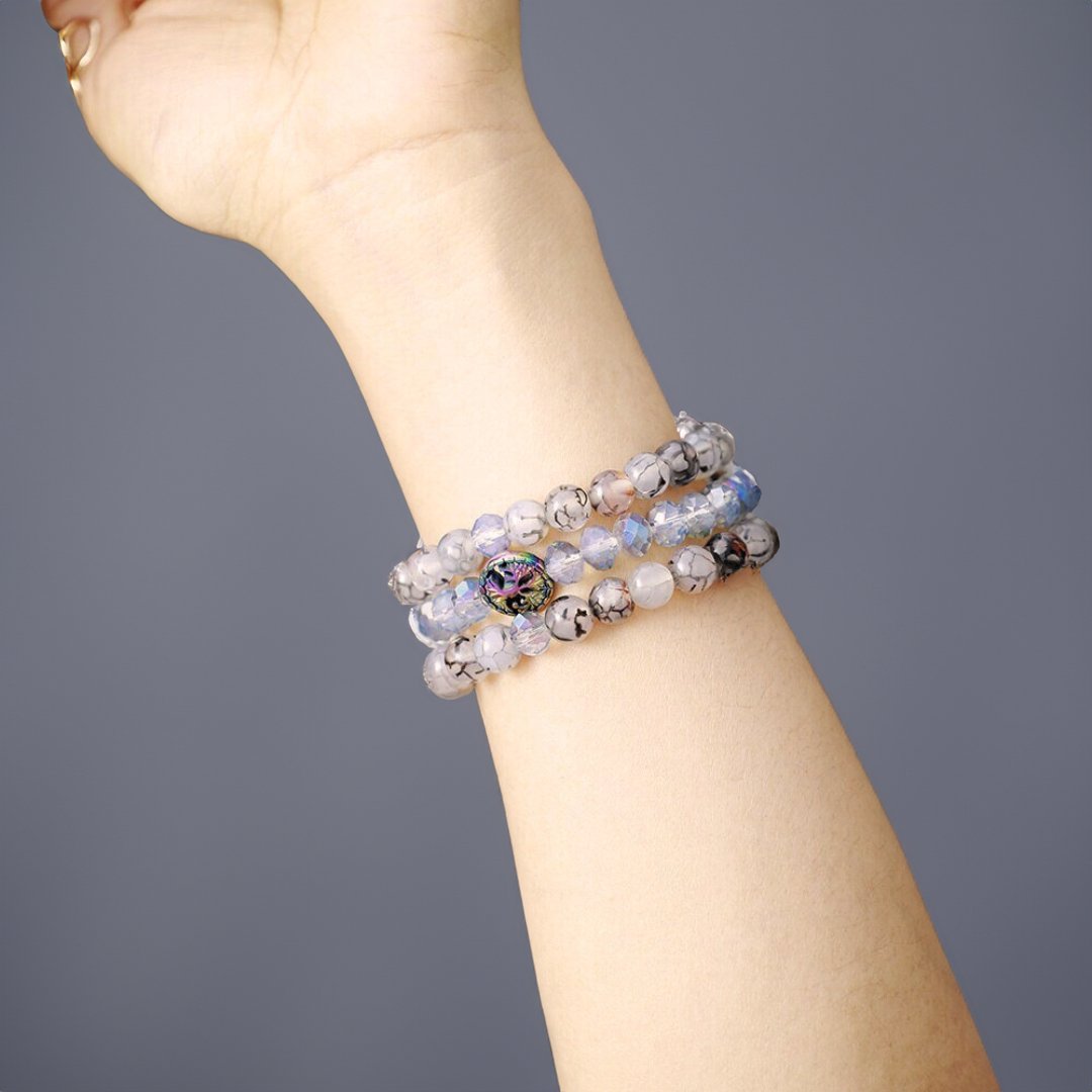 Labradorite Crystal Stretch Apple Watch Strap