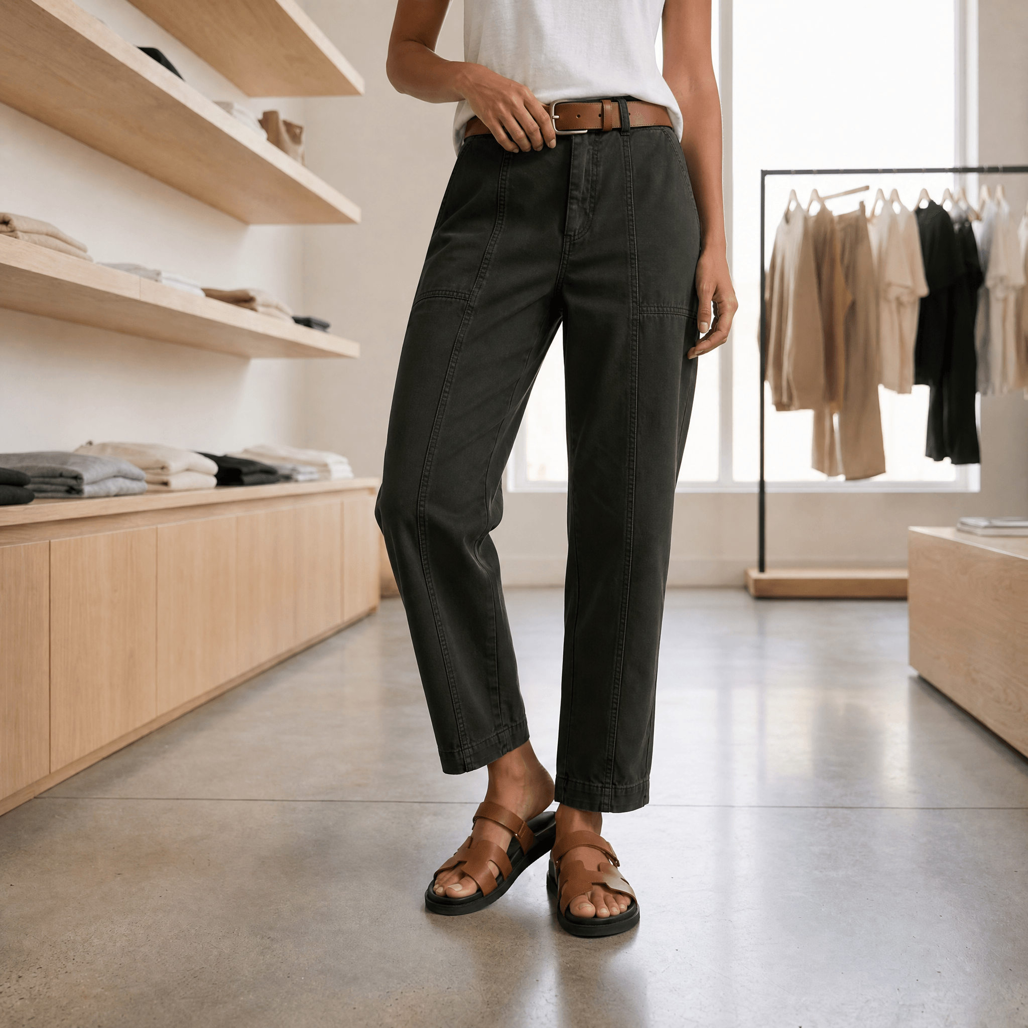 Tailored Utility Pants for Work and Weekend