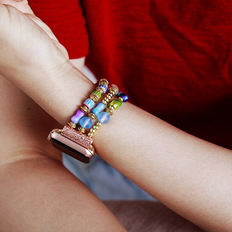 Regal Bohemian Stretch Apple Watch Strap
