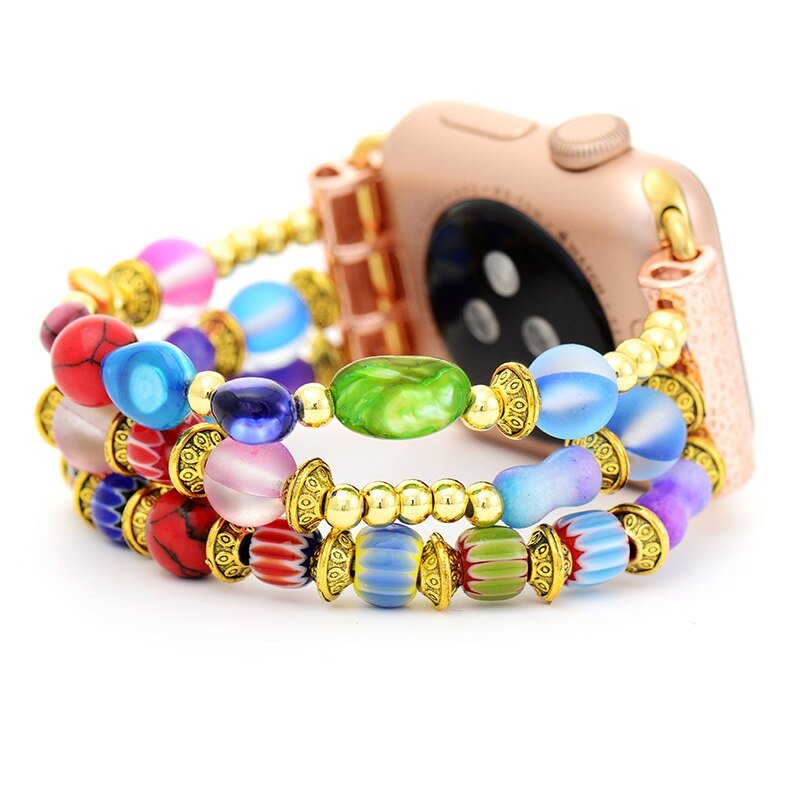 Regal Bohemian Stretch Apple Watch Strap