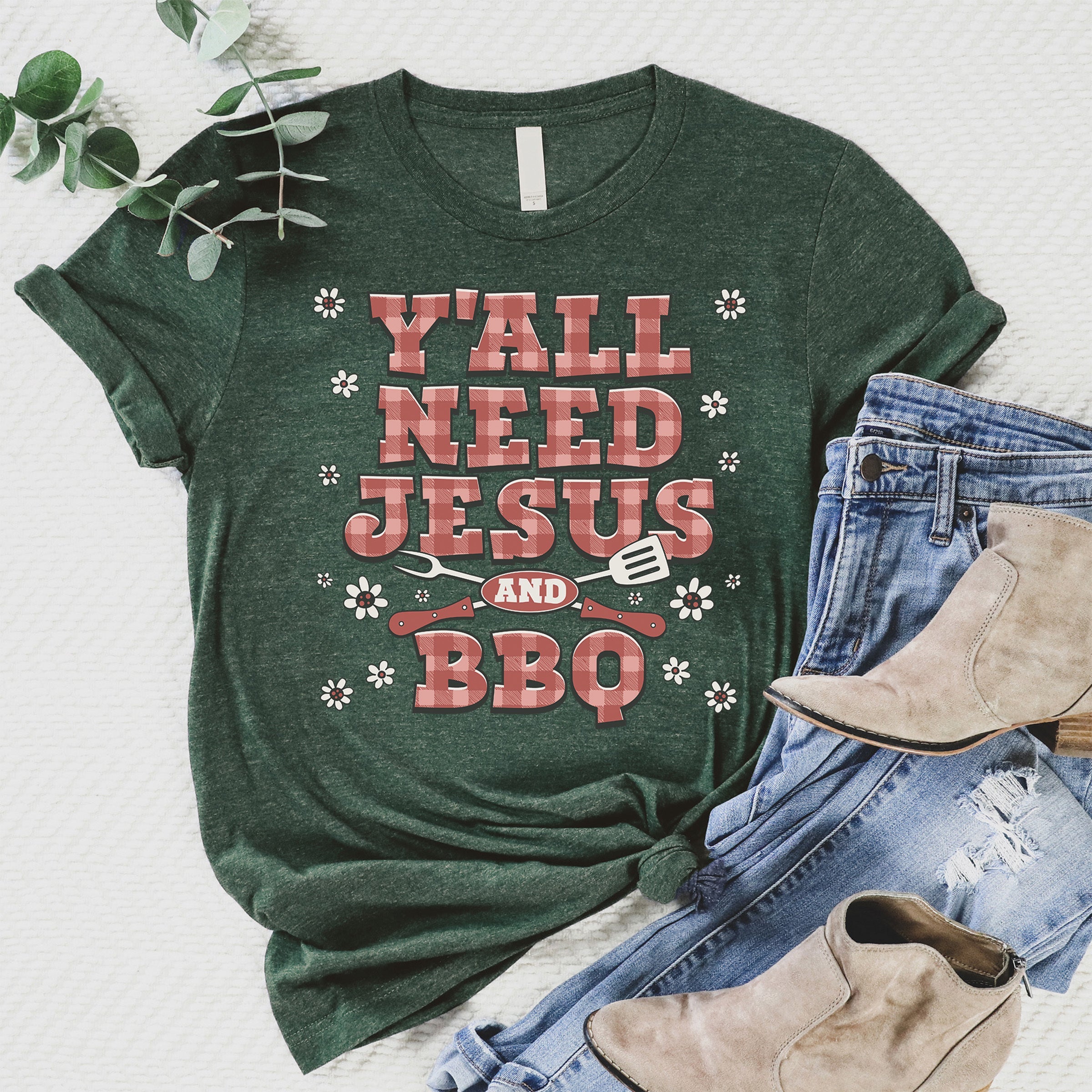 Jesus and BBQ Tee